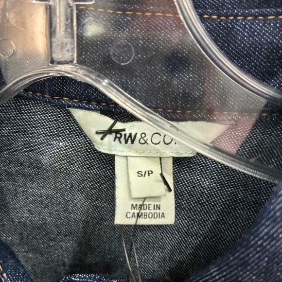 RW&CO Denim Blue Women's Jacket - Picture 8 of 8